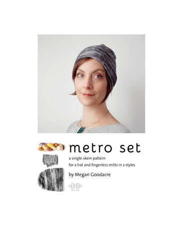 Metro Set hat & mitts pattern is now available!